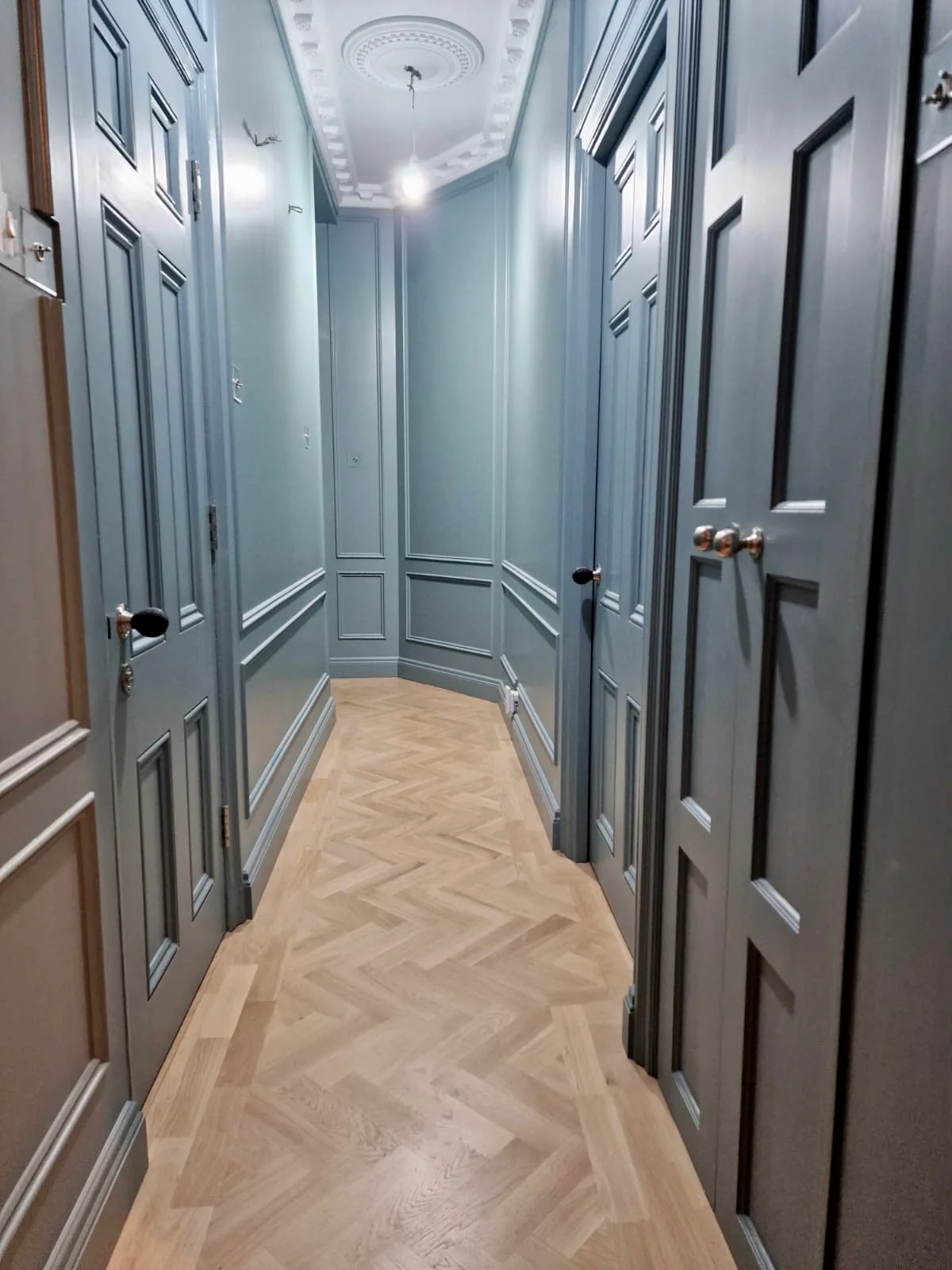 blue made to measure wardrobes near me